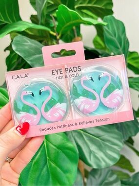 NWT CALA Hot & Cold Eye Pads, Flamingo
